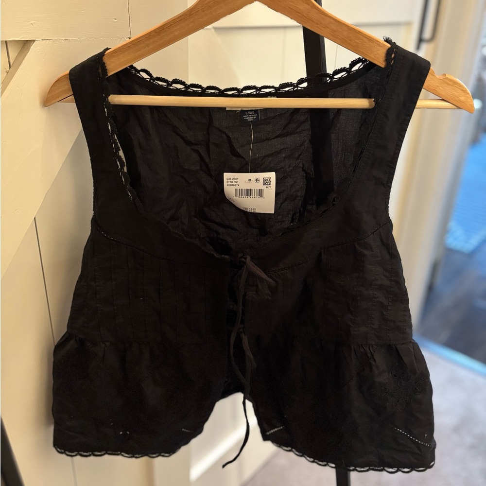 NWT American Eagle tie front top